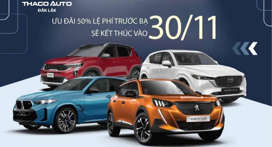 Đừng bỏ lỡ thời điểm vàng sở hữu xe tại THACO AUTO Đắk Lắk