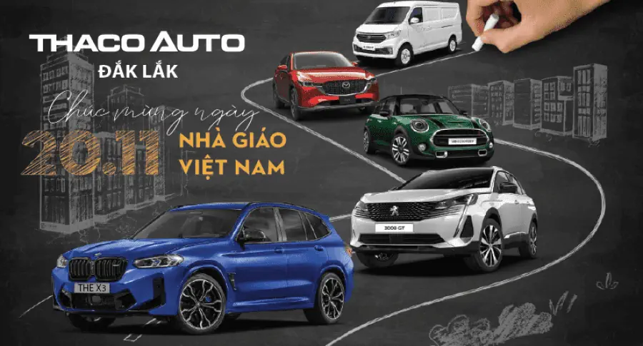 THACO AUTO Đắk Lắk - Chúc mừng ngày nhà giáo Việt Nam 20/11