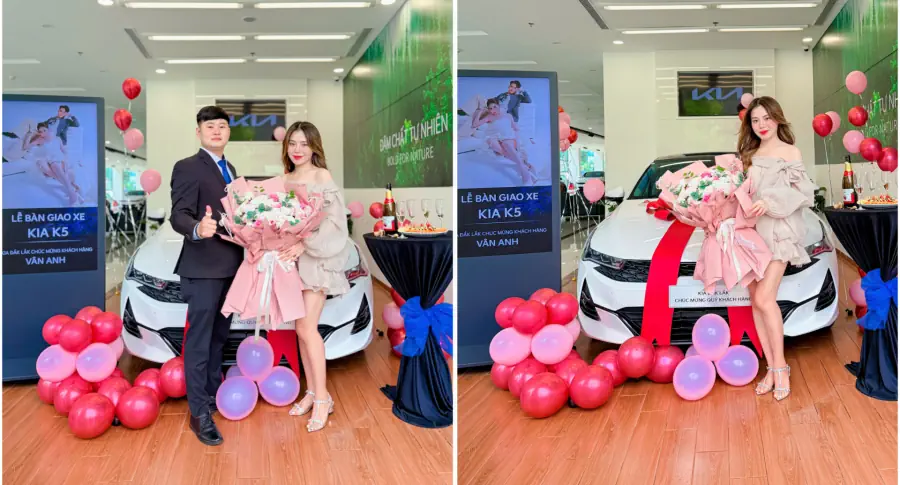 THACO AUTO Đắk Lắk – Bàn giao xe Kia K5 đến khách hàng Vân Anh