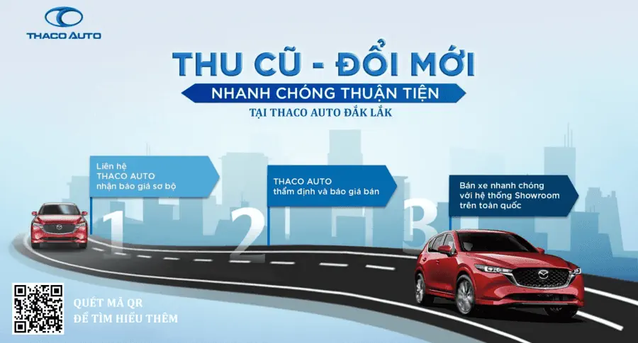 Thu Cũ – Đổi Mới Nhanh Chóng & Thuận Tiện Tại THACO AUTO Đắk Lắk