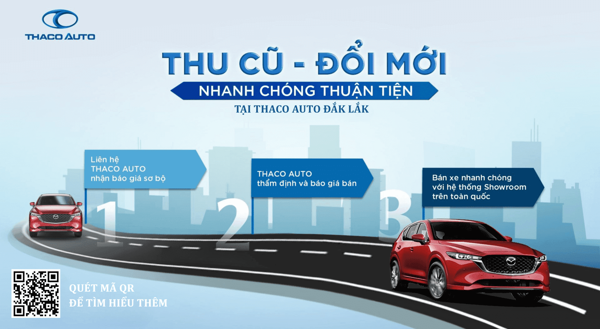 Thu Cũ – Đổi Mới Nhanh Chóng & Thuận Tiện Tại THACO AUTO Đắk Lắk