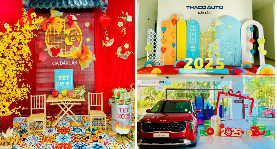 Rộn ràng sắc xuân - Đón chào năm mới 2025 cùng THACO AUTO Đắk Lắk