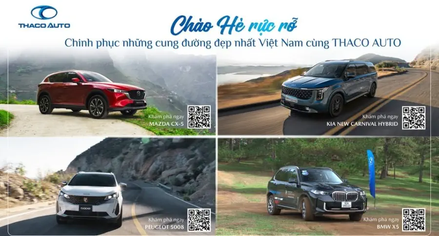 CHINH PHỤC NHỮNG CUNG ĐƯỜNG ĐẸP NHẤT VIỆT NAM CÙNG THACO AUTO
