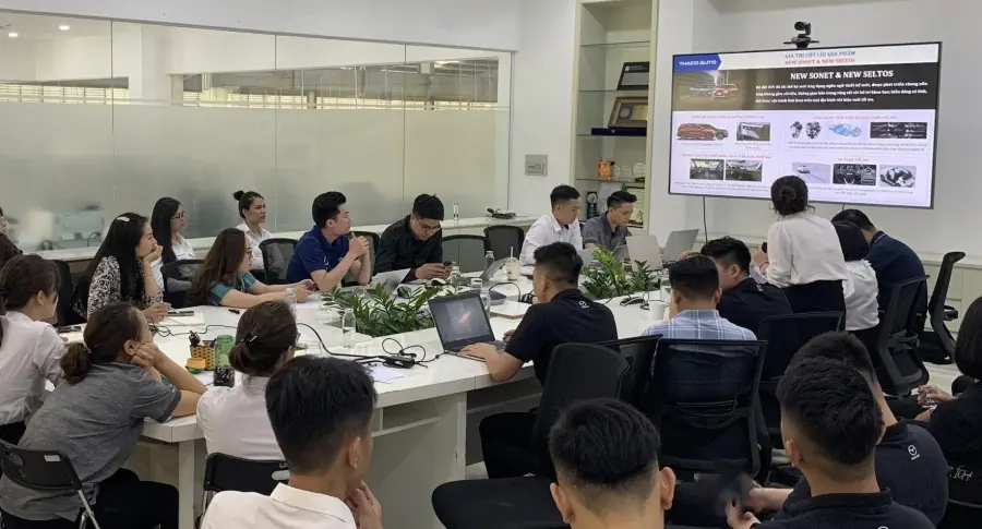 THACO AUTO HẢI PHÒNG tham gia đào tạo Sản phẩm, Bán hàng, Marketing Bộ đôi Kia New Sonet và Kia New Seltos