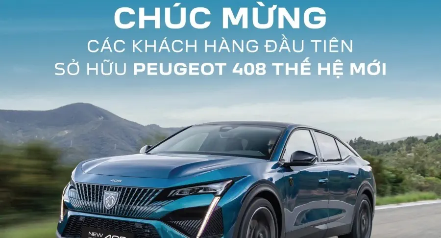THACO AUTO HẢI PHÒNG CHÚC MỪNG NHỮNG CHỦ NHÂN ĐẦU TIÊN SỞ HỮU PEUGEOT 408