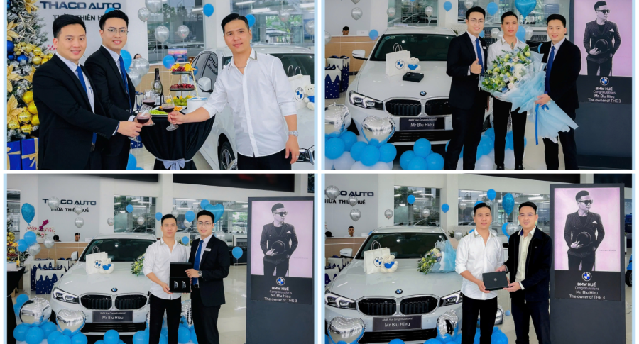 THACO AUTO Huế tiếp tục bàn giao BMW 3 Series đến chủ nhân mới