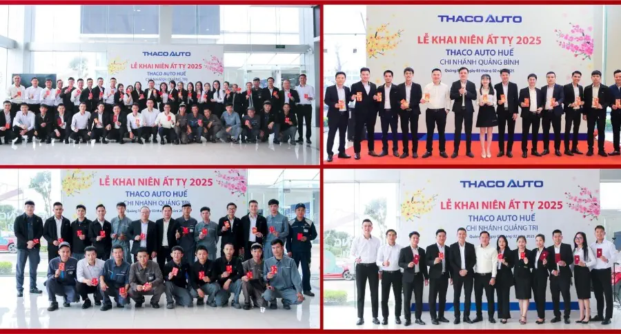 THACO AUTO Huế tổ chức chương trình Lễ Khai niên Ất Tỵ 2025