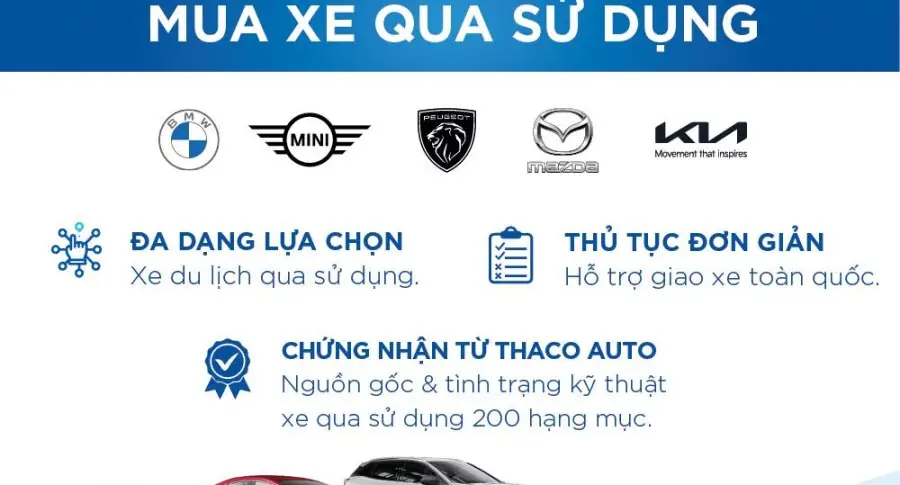 THACO AUTO HƯNG YÊN - GIẢI PHÁP ĐỔI XE & KINH DOANH XE QUA SỬ DỤNG