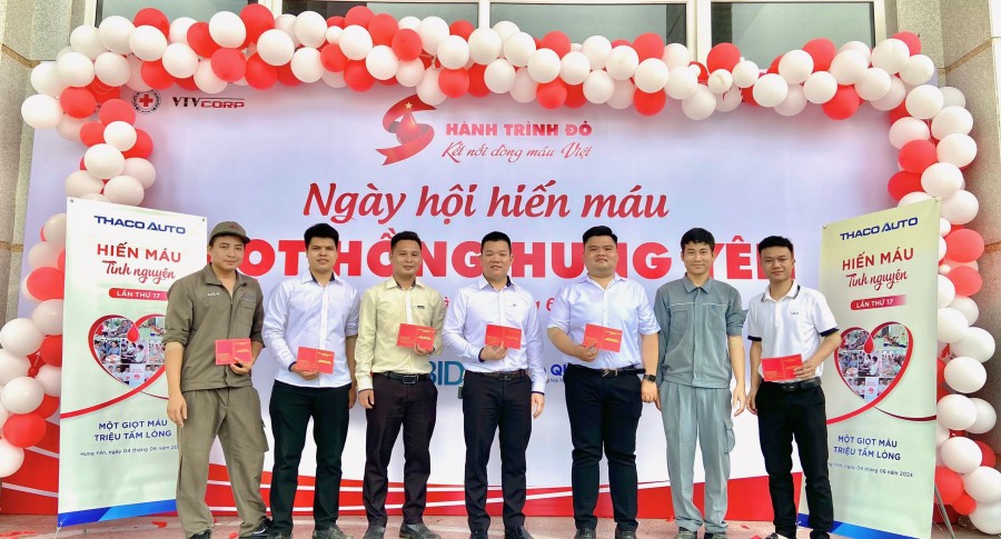 THACO AUTO HƯNG YÊN CÙNG CHƯƠNG TRÌNH "HÀNH TRÌNH ĐỎ"