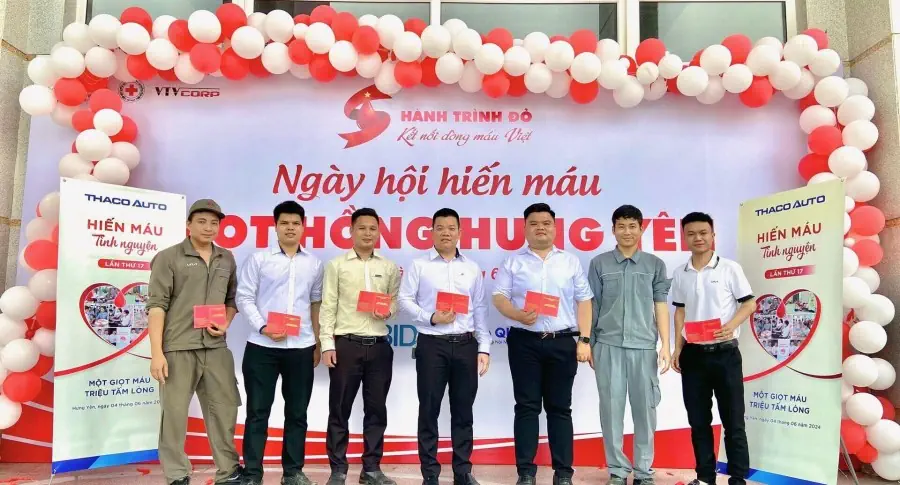 THACO AUTO HƯNG YÊN CÙNG CHƯƠNG TRÌNH "HÀNH TRÌNH ĐỎ"