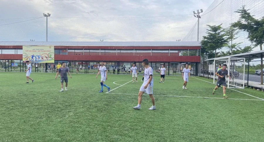 HOẠT ĐỘNG THỂ DỤC THỂ THAO SÔI NỔI SAU GIỜ LÀM VIỆC TẠI THACO AUTO HƯNG YÊN