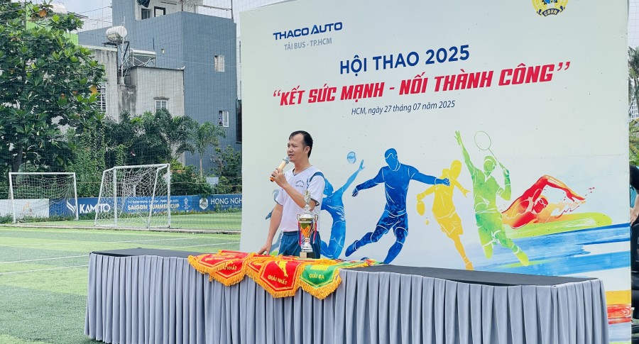 Tổng kết thành tích Hội thao 2025 tại THACO AUTO Tải Bus - TP.HCM