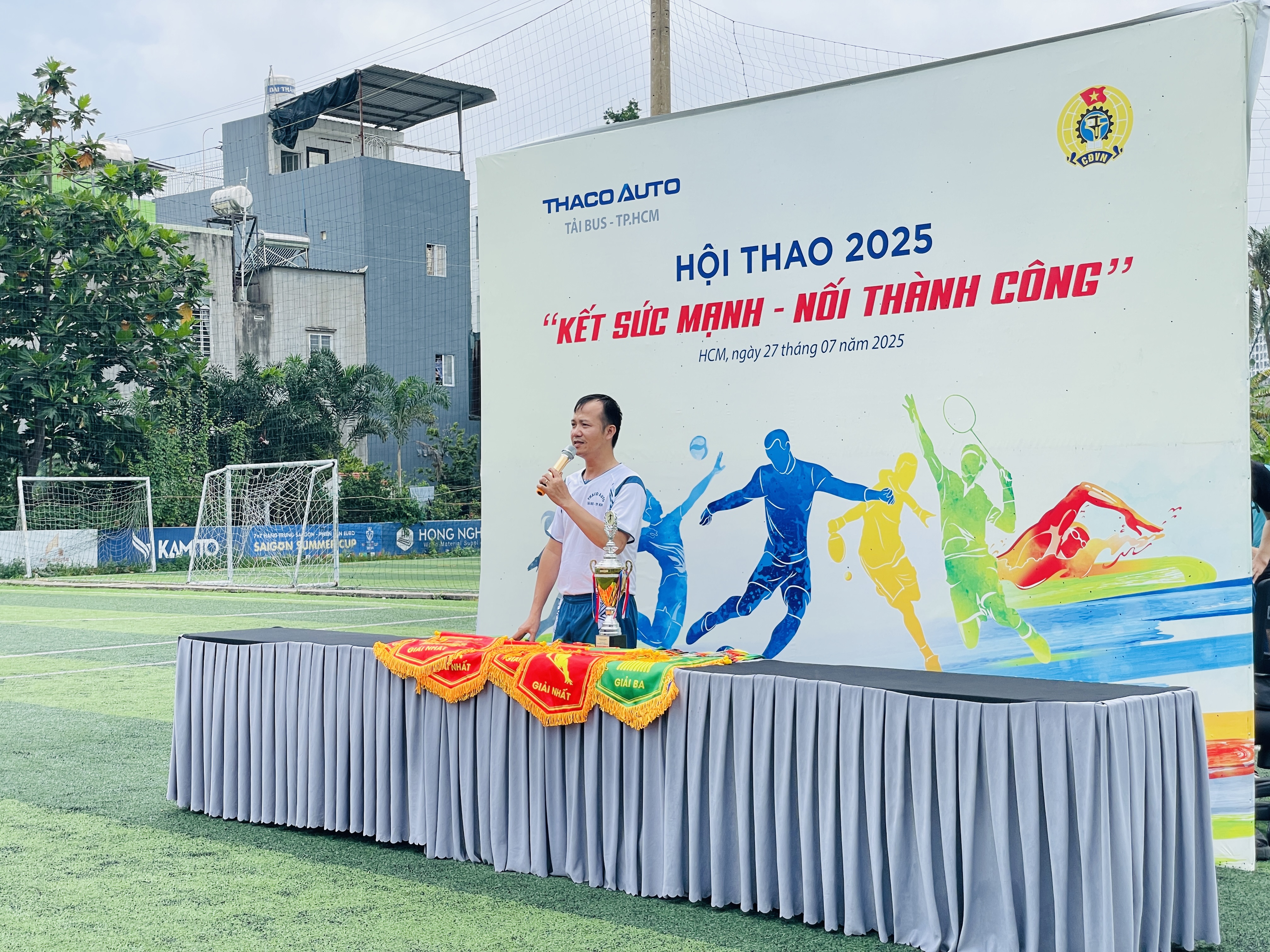 Tổng kết thành tích Hội thao 2025 tại THACO AUTO Tải Bus - TP.HCM