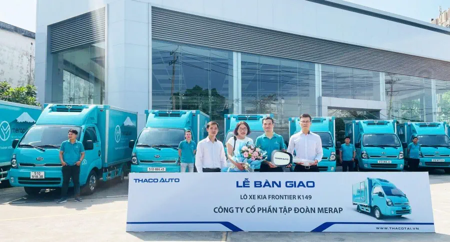 THACO AUTO Đông Bắc - HCM trở thành đối tác cung cấp xe cho Công ty Cổ phần Tập đoàn Merap