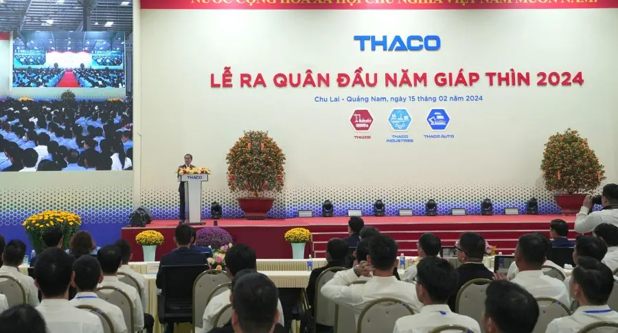 THACO AUTO Vĩnh Long tổ chức chương trình Lễ Khai niên Giáp Thìn 2024