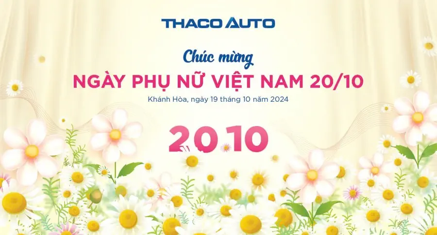Nữ CBNV THACO AUTO Khánh Hòa  rạng rỡ trong Ngày Phụ nữ Việt Nam 20/10