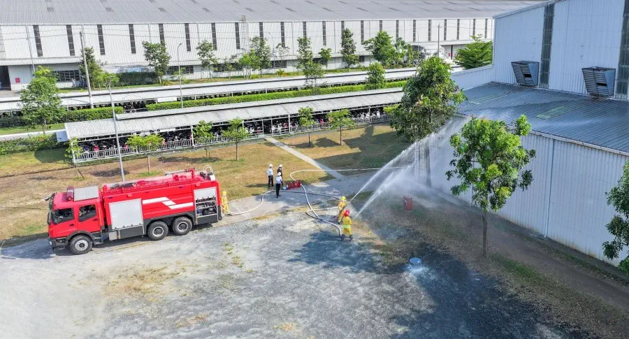 THACO KIA tổ chức diễn tập ứng phó sự cố khẩn cấp