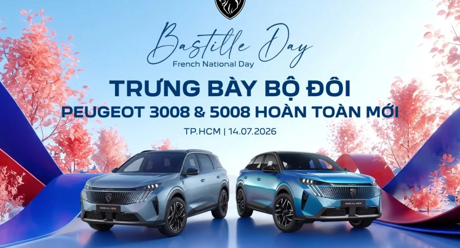 PEUGEOT TÔN VINH TINH THẦN PHÁP TẠI BASTILLE DAY 2026