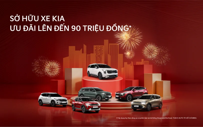 Sở hữu Kia - Ưu đãi lên đến 100 triệu đồng
