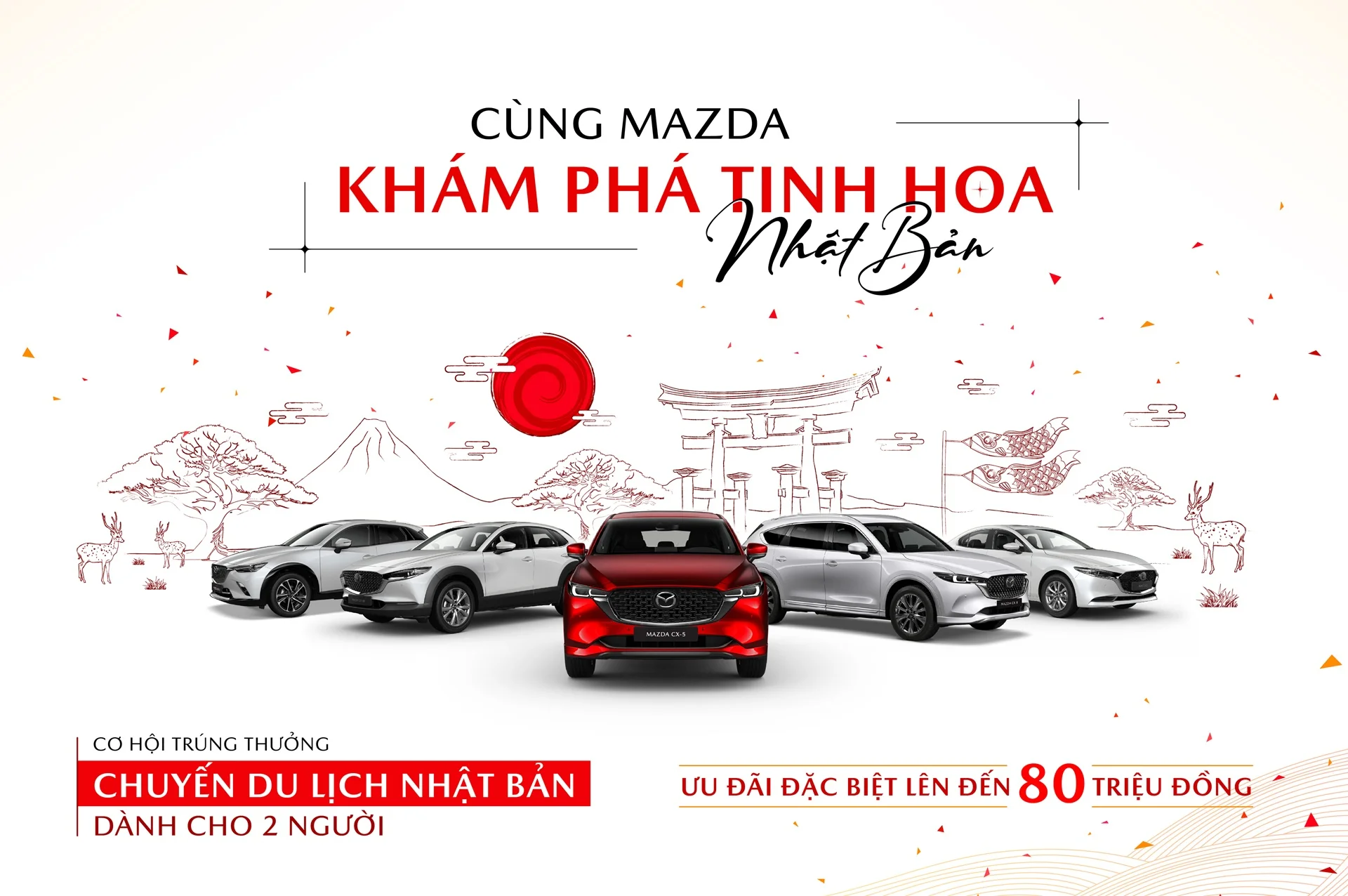 MAZDA ƯU ĐÃI LÊN ĐẾN 80 TRIỆU ĐỒNG DỊP HÈ