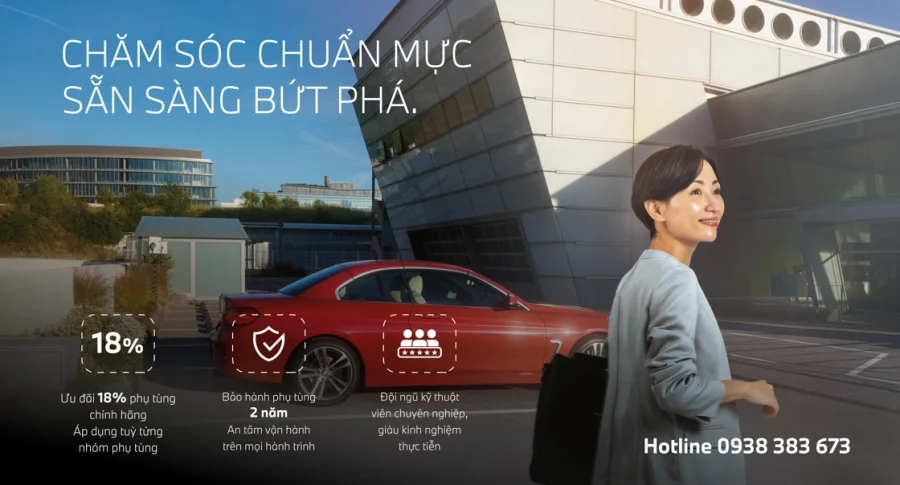THACO AUTO TP.HCM khởi động chương trình “Chăm sóc chuẩn mực, sẵn sàng bứt phá”  với nhiều ưu đãi phụ tùng chính hãng BMW.