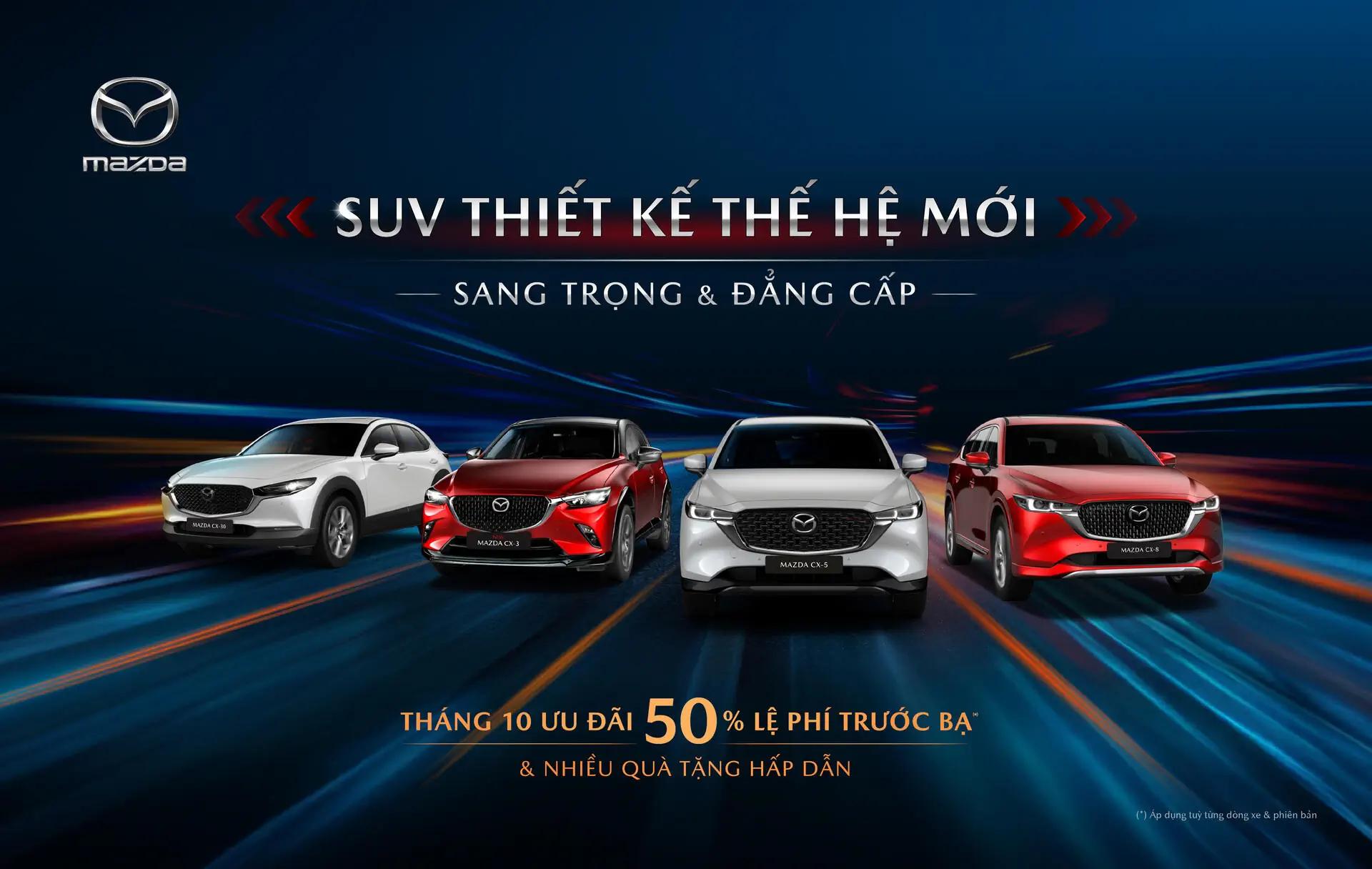 Tháng 10 – Mazda ưu đãi đến 40 triệu, đón đầu xu hướng mới dịp cuối năm