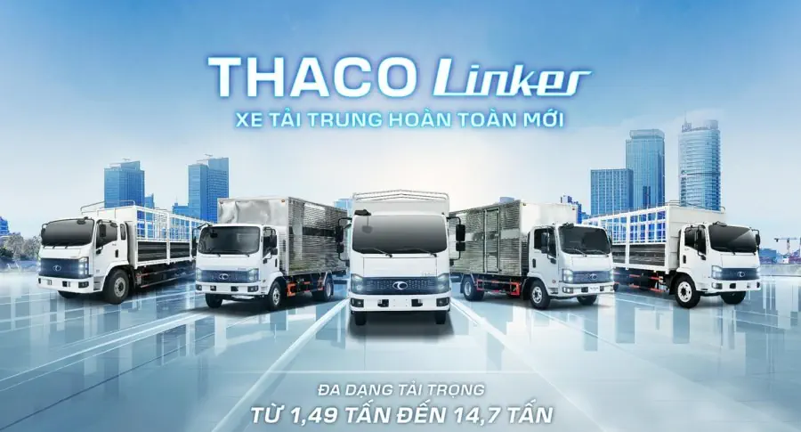 THACO LINKER – DÒNG XE TẢI TRUNG HOÀN TOÀN MỚI, TỐI ƯU CHI PHÍ VẬN CHUYỂN