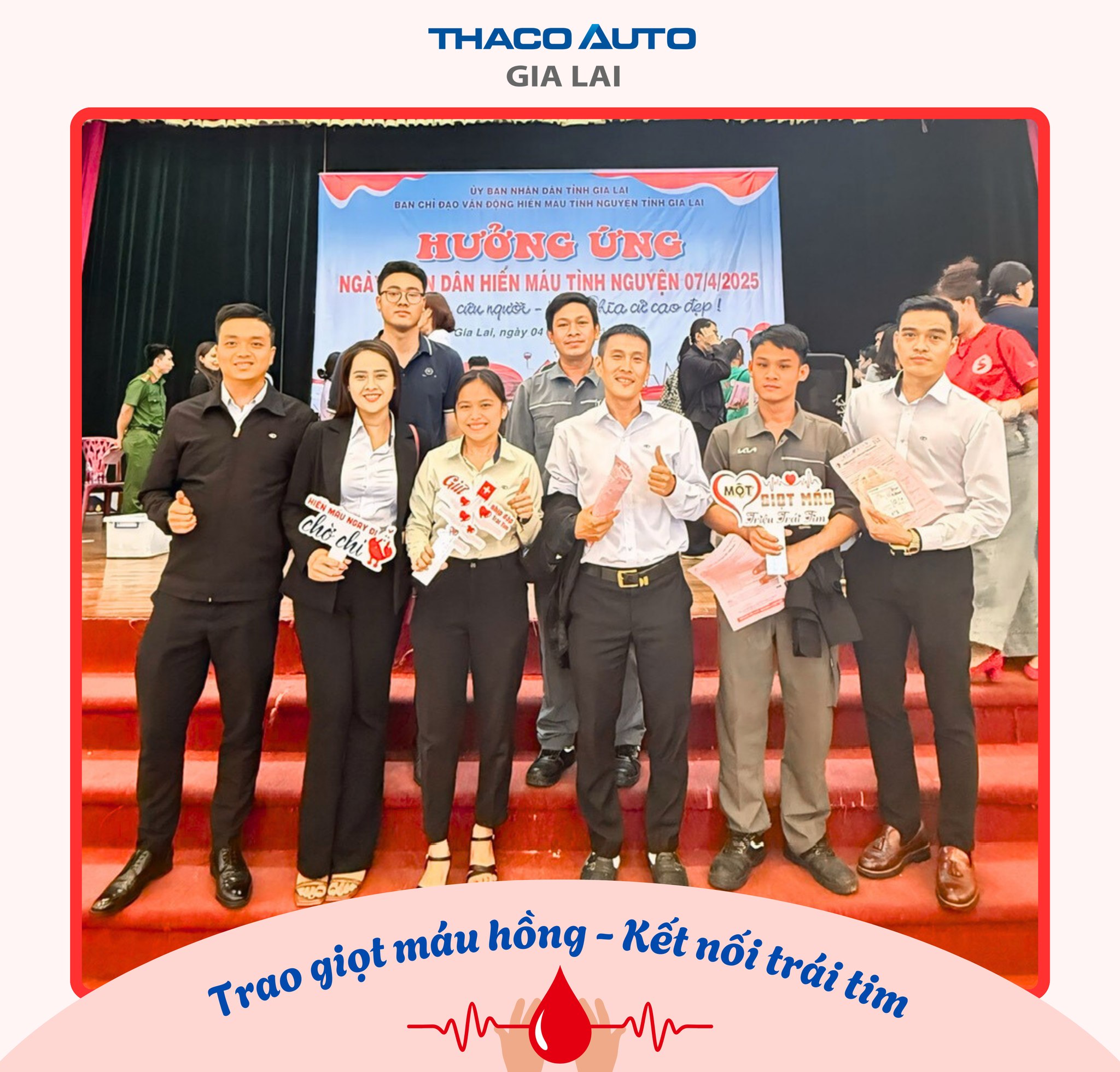 THACO AUTO Gia Lai tham gia hiến máu vì cộng đồng