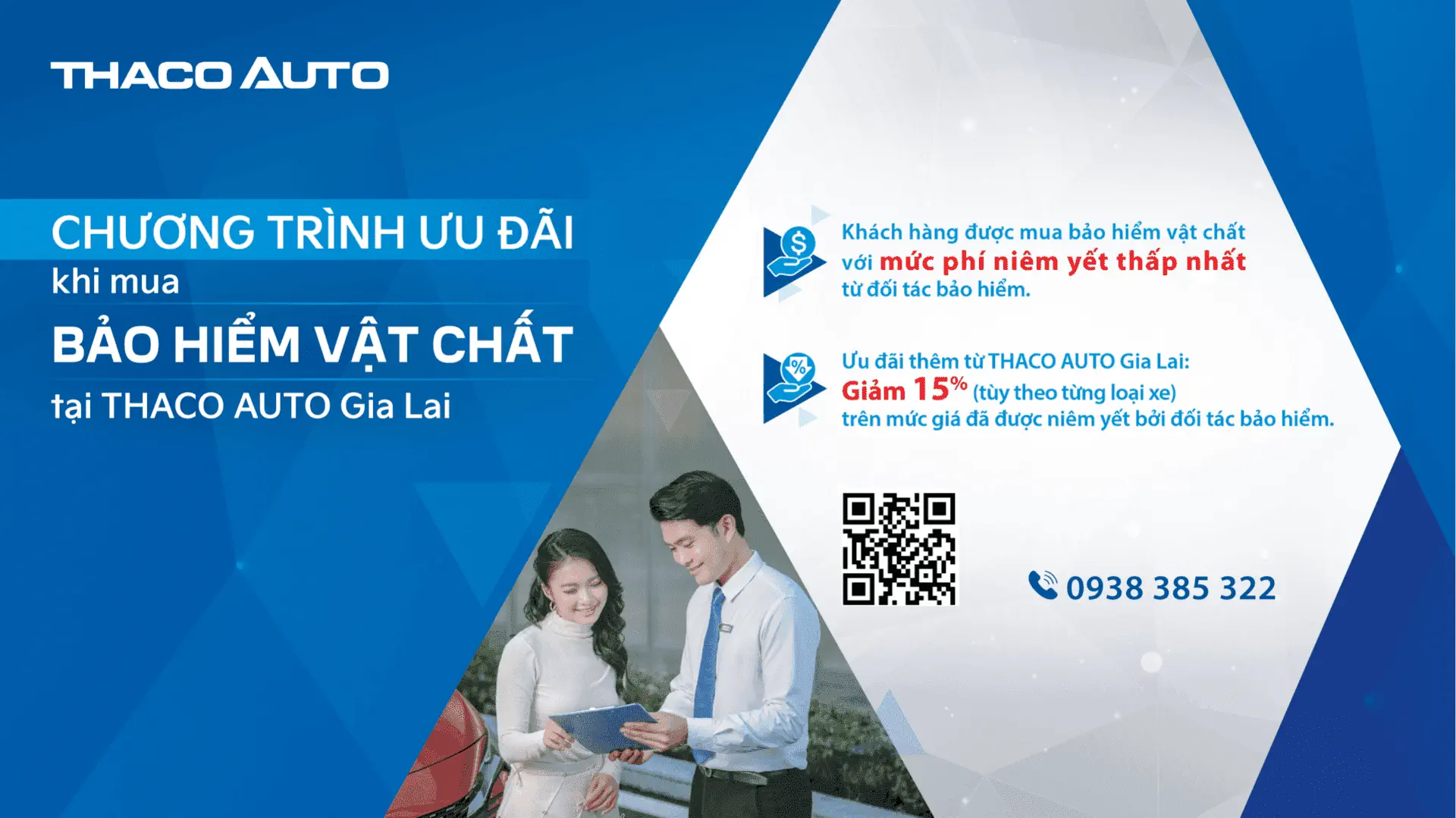 "An tâm tuyệt đối” khi mua bảo hiểm vật chất tại THACO AUTO Gia Lai