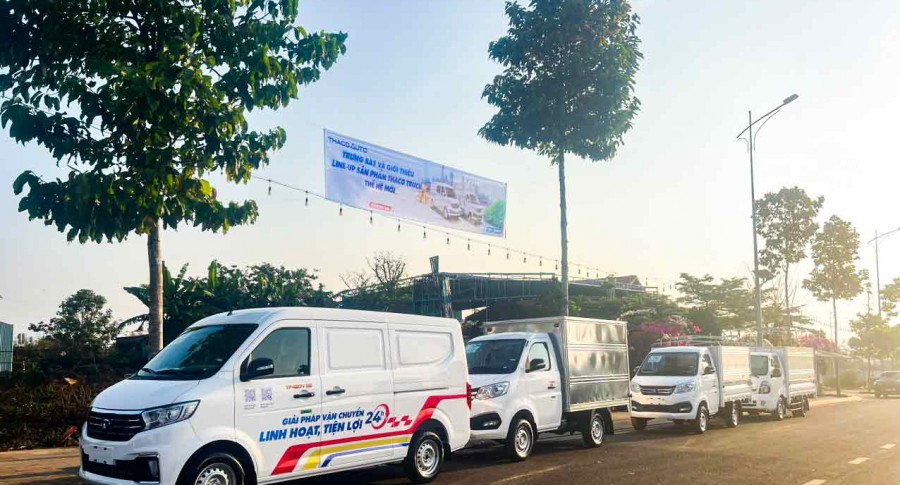 THACO AUTO Gia Lai – Kon Tum tổ chức chương trình giới thiệu line-up sản phẩm xe tải THACO TF hoàn toàn mới