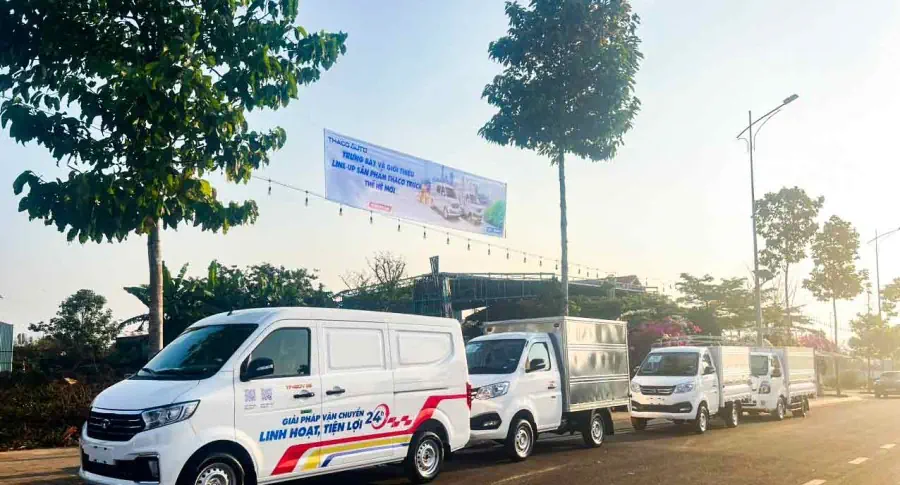 THACO AUTO Gia Lai – Kon Tum tổ chức chương trình giới thiệu line-up sản phẩm xe tải THACO TF hoàn toàn mới