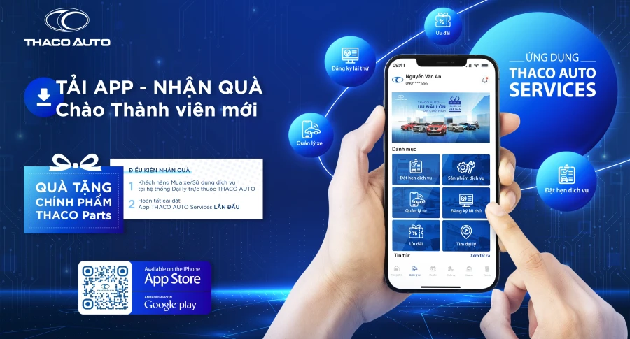 THACO AUTO SERVICES - ỨNG DỤNG SỐ CHĂM SÓC XE ĐA THƯƠNG HIỆU, NÂNG TẦM TRẢI NGHIỆM KHÁCH HÀNG