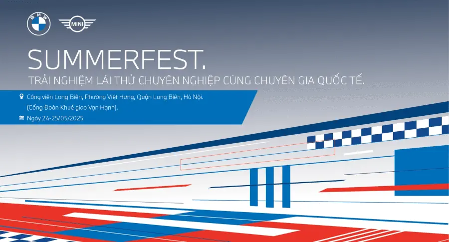 ĐÓN CHỜ SỰ KIỆN SUMMERFEST 2025 – HÀNH TRÌNH TRẢI NGHIỆM ĐẲNG CẤP CÙNG BMW, MINI & BMW MOTORRAD