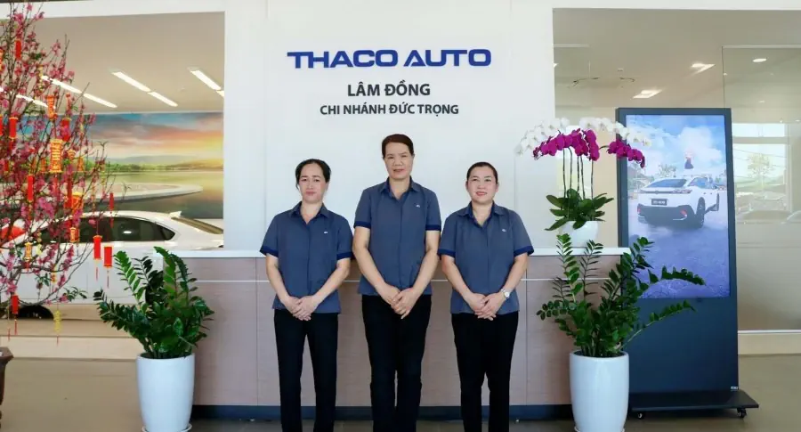 Phấn khởi những ngày đầu năm mới tại THACO AUTO Lâm Đồng