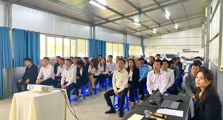 CHÀO CỜ THÁNG 04/2025 TẠI THACO AUTO LẠNG SƠN