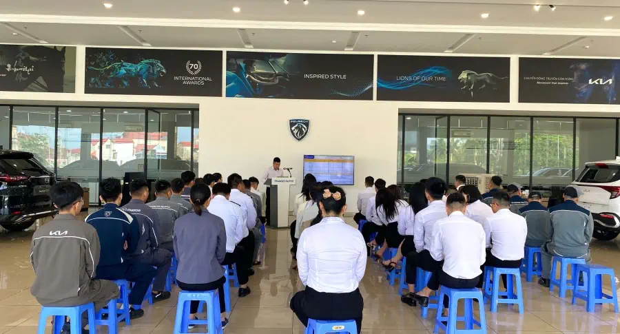 CHÀO CỜ THÁNG 05/2025 TẠI THACO AUTO LẠNG SƠN