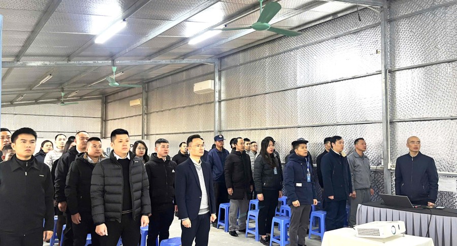 CHÀO CỜ THÁNG 12/2024 TẠI THACO AUTO LẠNG SƠN