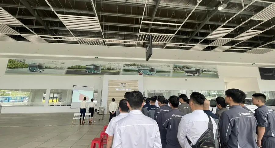 CHƯƠNG TRÌNH LỄ CHÀO CỜ THÁNG 6 TẠI THACO AUTO LÀO CAI