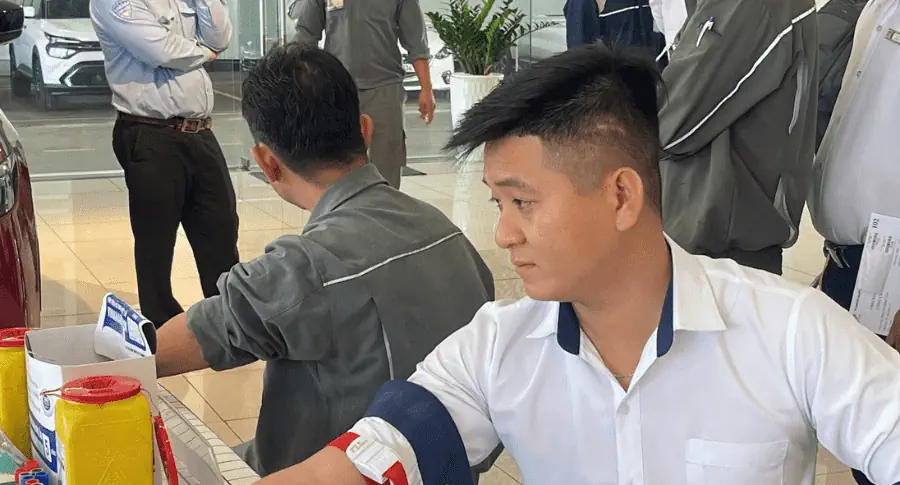 THACO AUTO Long An tổ chức khám sức khỏe định kỳ cho CBNV năm 2024