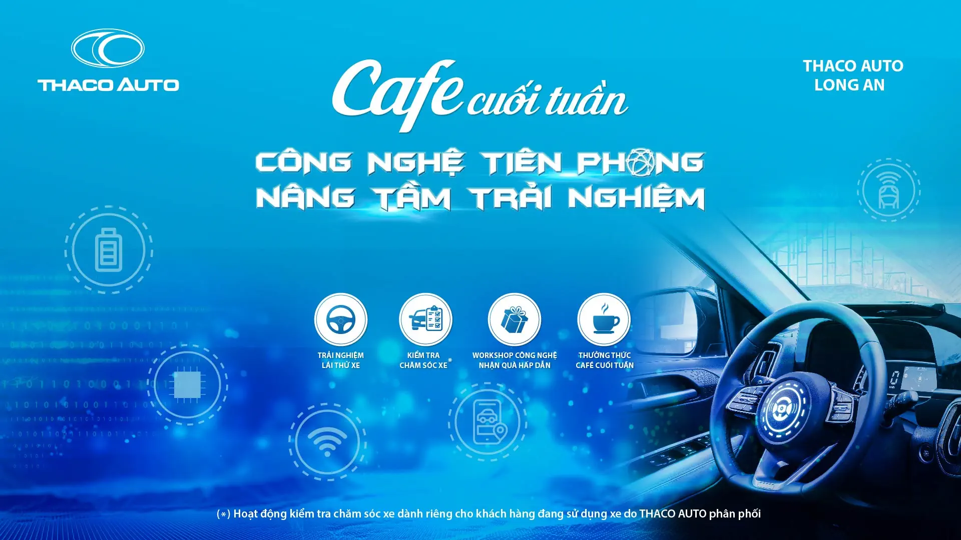 CÙNG THACO AUTO NÂNG TẦM TRẢI NGHIỆM VỚI CHƯƠNG TRÌNH “CAFE CUỐI TUẦN” CHỦ ĐỀ CÔNG NGHỆ