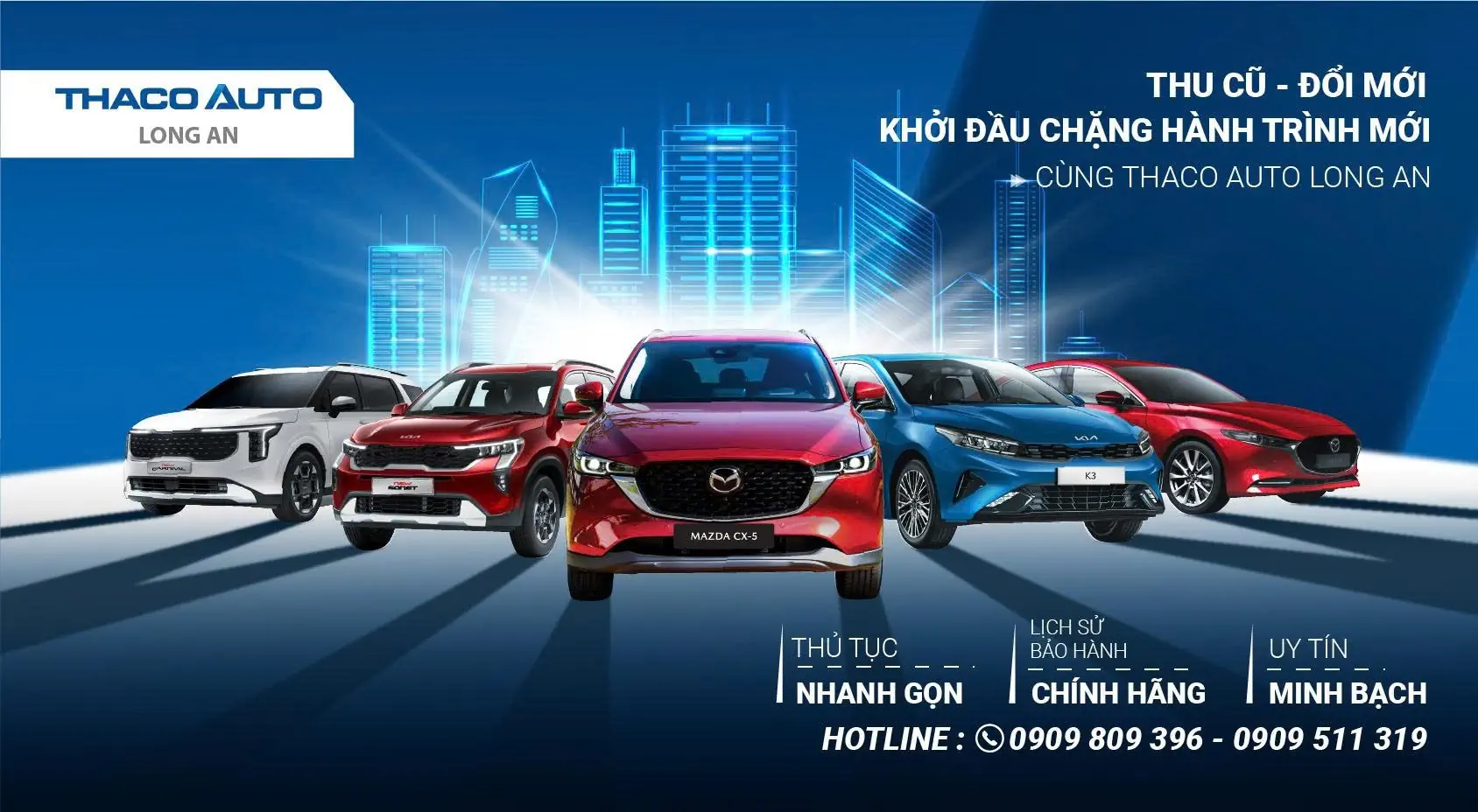 THU CŨ - ĐỔI MỚI, KHỞI ĐẦU CHẶNG HÀNH TRÌNH MỚI CÙNG THACO AUTO LONG AN