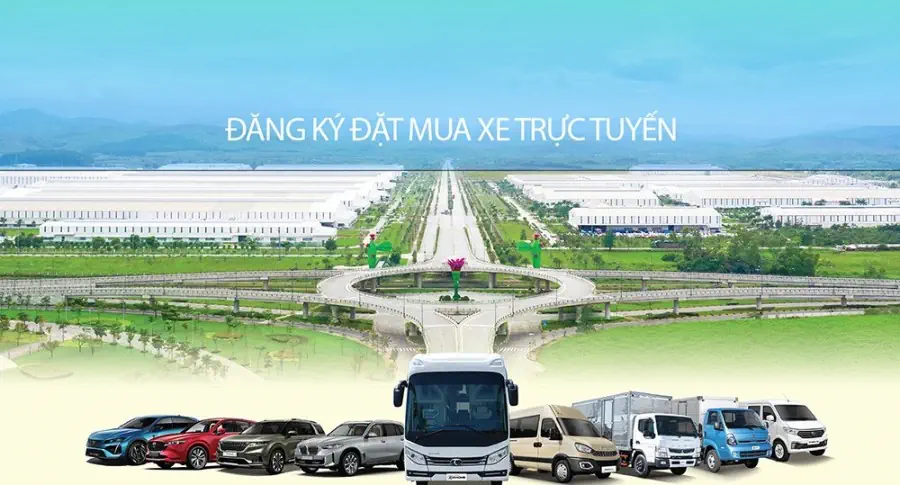 Trải nghiệm tính năng đặt mua xe trực tuyến trên website THACO AUTO Long Biên - Hà Nội