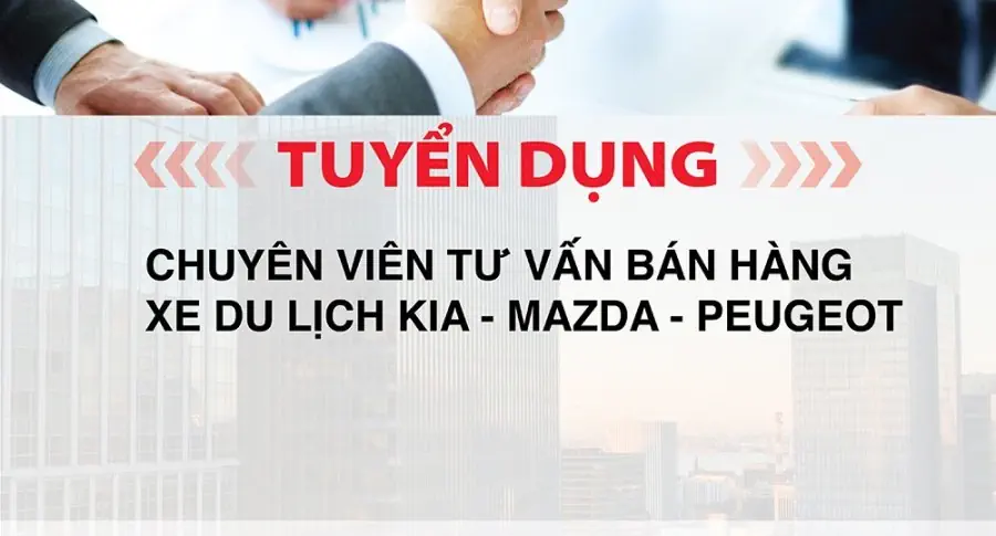 THACO AUTO PHÚ NHUẬN TUYỂN DỤNG THÁNG 12