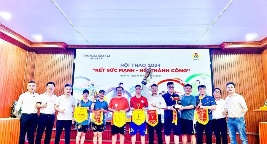 ẤN TƯỢNG HỘI THAO THACO AUTO NGHỆ AN 2024 “KẾT SỨC MẠNH - NỐI THÀNH CÔNG”