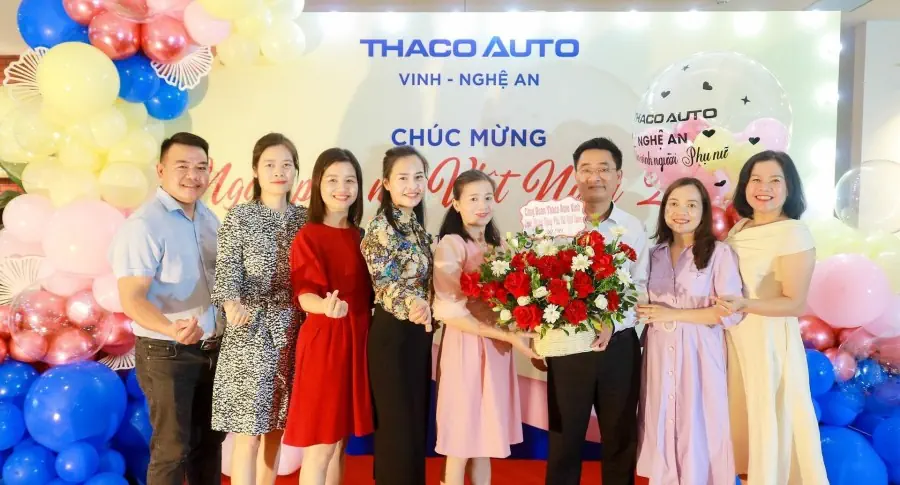 THACO AUTO NGHỆ AN TỔ CHỨC SỰ KIỆN CHÀO MỪNG NGÀY PHỤ NỮ VIỆT NAM 20/10