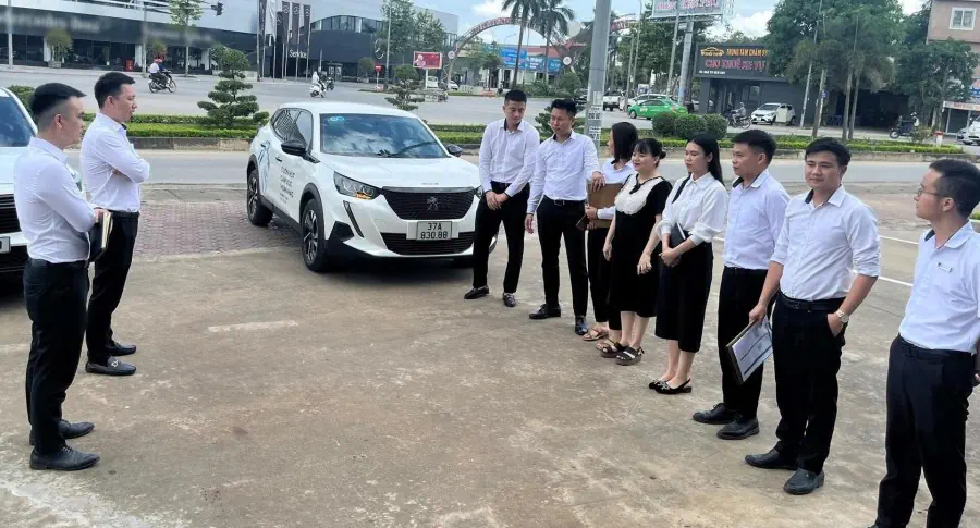 THACO AUTO NGHỆ AN TỔ CHỨC ĐÀO TẠO NÂNG CAO KIẾN THỨC SẢN PHẨM DÒNG XE PEUGEOT