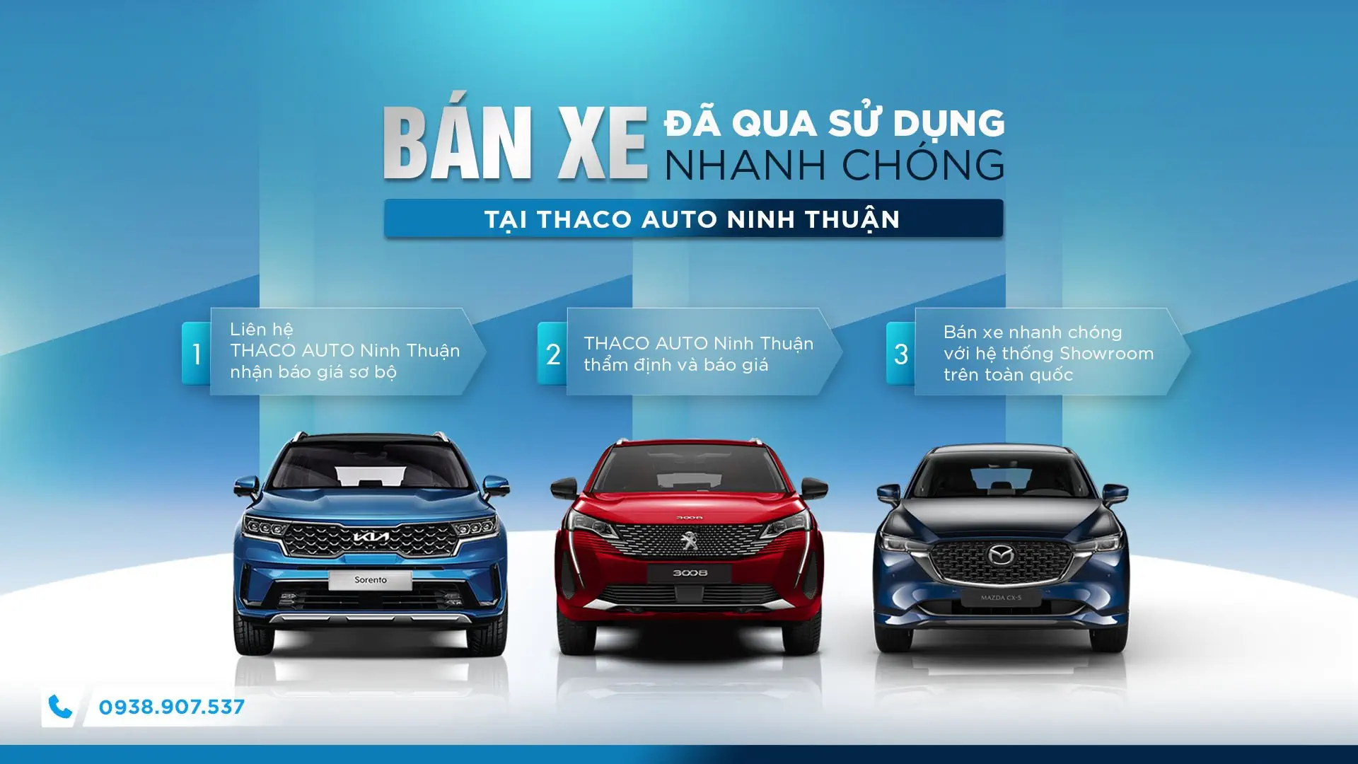 Bán xe đã qua sử dụng nhanh chóng tại THACO AUTO Ninh Thuận