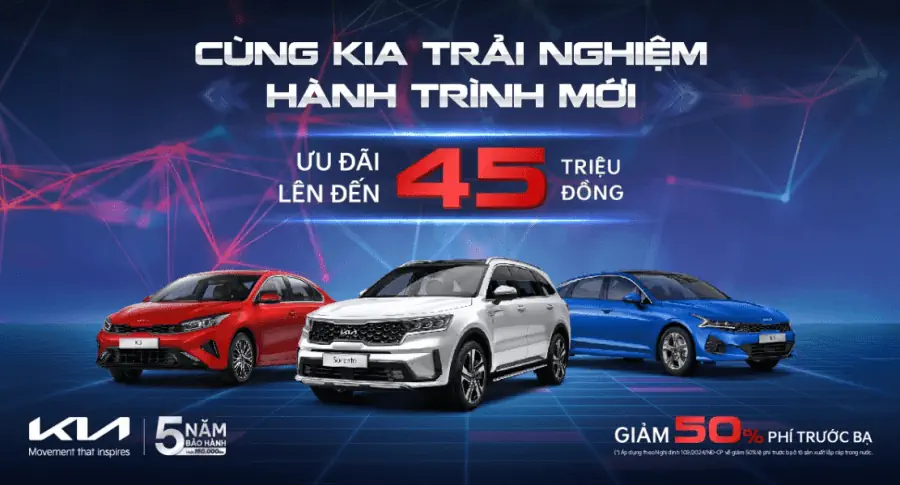 Ưu đãi 50% phí trước bạ, cơ hội sở hữu xe với mức giá hấp dẫn