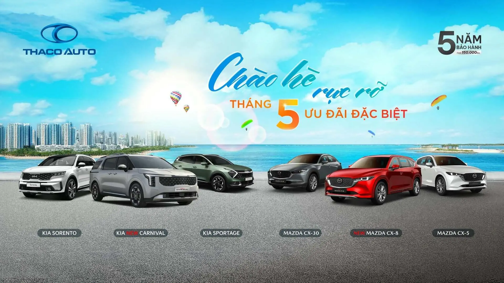 Chào hè rực rỡ cùng THACO AUTO Ninh Thuận với ưu đãi đặc biệt