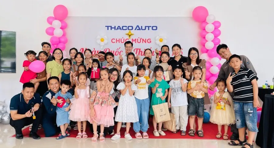 Quốc tế Thiếu nhi 1/6 đáng nhớ tại THACO AUTO Ninh Thuận